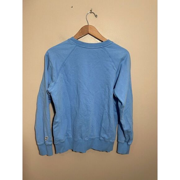 Peloton‎ TWGF Logo Sweatshirt Long Sleeve Crewneck Pullover Size Medium Blue - Picture 3 of 6